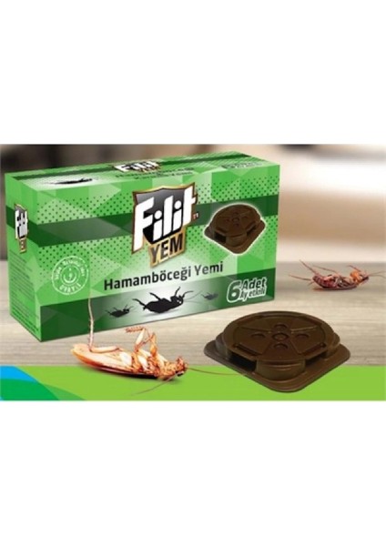 6 Parça Karınca ve Hamam Böcek Yemi 6AY Etkili - Istasyon - 9gr (5324)