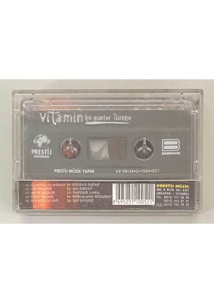 Grup Vitamin Iyi Günler Türkiye Kaset (Orijinal Dönem Baskı Kaset) fiyatları