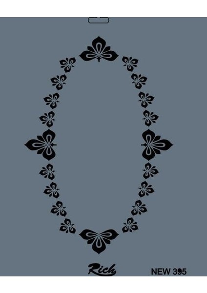 Rich New Seri N-395 Stencil 35X25 cm