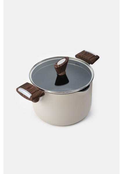 Krem Titanium Kaplama 22 cm Makarna Tenceresi indirimleri