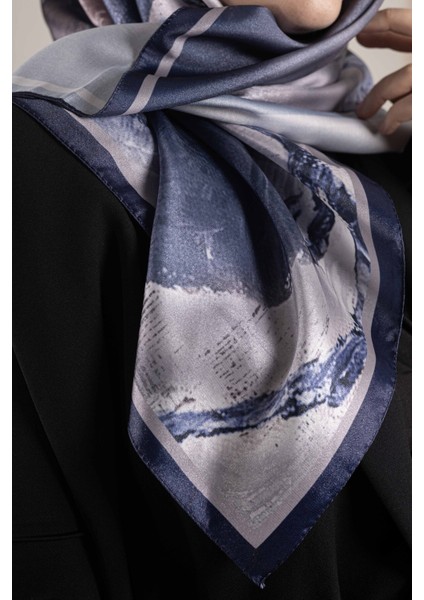 “Dijital Kristal Desenli Eşarp 95x95 – Pastel Desen-1 modelleri