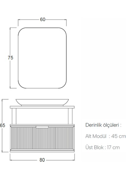 Prestıj Banyo Dolabı 80 cm indirimleri