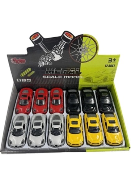 Bfs KM-36231C-1-2-3-4 Çek Bırak 1 36 Metal Araba