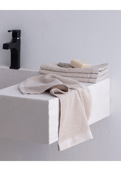 Avelia 4'lü El Havlusu - Bej - 30X50 cm