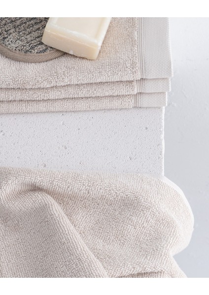 Avelia 4'lü El Havlusu - Bej - 30X50 cm modelleri