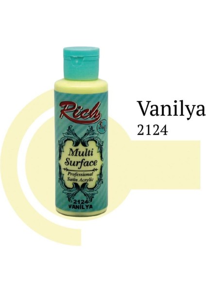Rich Multi Surface 2124 Vanilya Akrilik Boya 120 cc