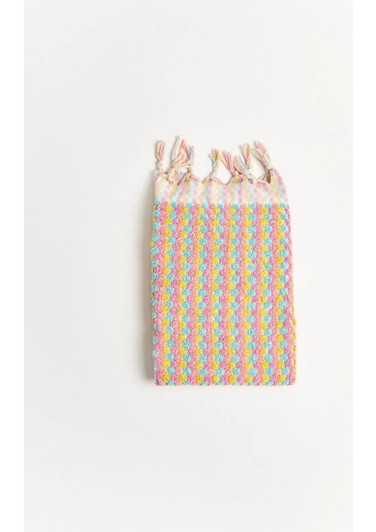 Polka Dot Pembe Yüz Havlusu fiyatları