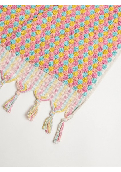 Polka Dot Pembe Yüz Havlusu fırsatları