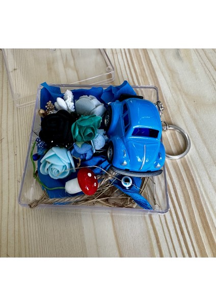 Mini Buket ve Araba Anahtarlık Mari Flowers Özel Tasarım Arkadaşa,sevgiliye Hediye fiyatları