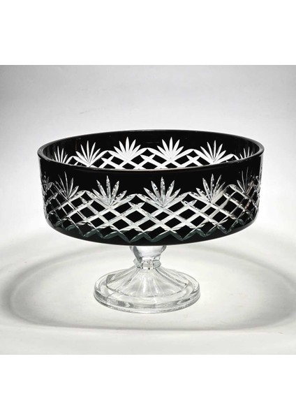 El Yapımı Kristal 25 cm Püskül Desenli Meyvelik Dekoratif Sunumluk Kase modelleri