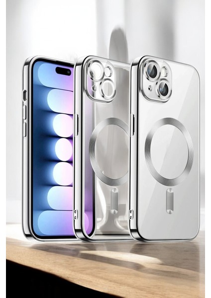 iPhone 13 Kılıf Kamera Korumalı Sararma Yapmaz Magsafe Şarj Özellikli A++ Kalite Kapak