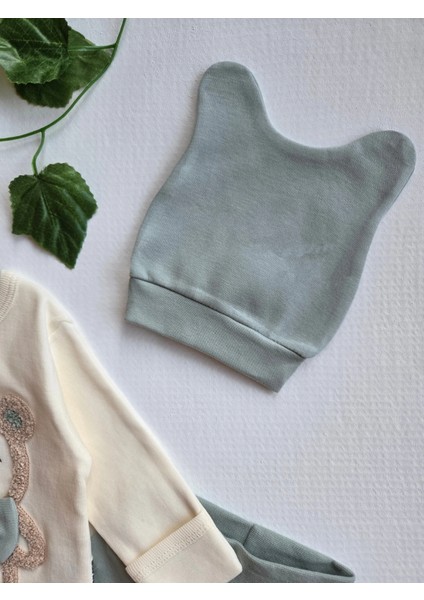 %100 Pamuklu 0-3 Ay Yenidoğan Bebek Hastane Çıkışı 3lü Set fırsatları