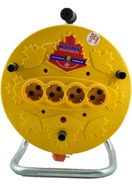 20MT Makaralı Uzatma Kablo 3x1.5mm (5324)