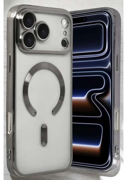 Apple iPhone 17 Pro Max Kılıf Kamera Korumalı Sararma Yapmaz Magsafe Şarj Özellikli A++ Kalite Kapak