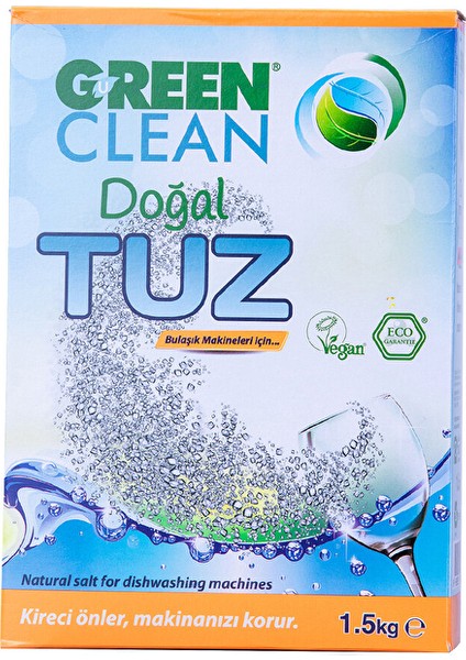 4 Adet Green Clean Dogal Bulaşık Makinesi Tuzu 1500 G