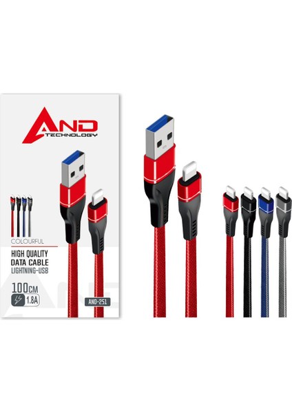 Iphone USB Data Kablo 1.8A ROYALEKS-AND-251