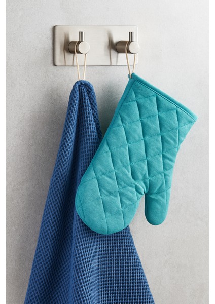 3'lü Set (Paslanmaz Çelik Yapışkanlı Havlu Askılığı, Tuvalet Kağıtlığı ve 2'li Askılık) Yapışkanlı