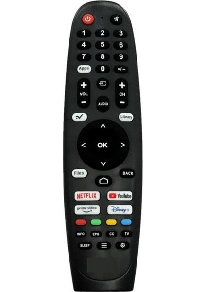 Onvo ile Uyumlu Model 32VL80F2HA Smart LED Tv Kumanda-Mikrofonsuz