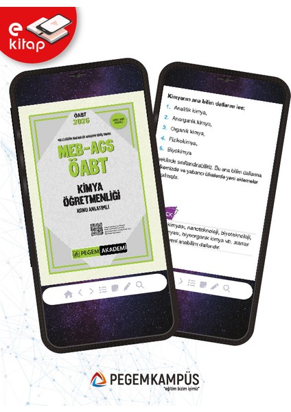 2026 Meb-Ags Öabt Kimya Öğretmenliği Konu Anlatımlı E-Kitap fiyatları