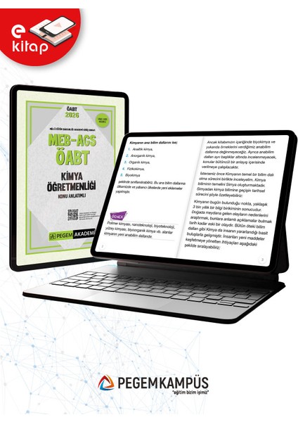 2026 Meb-Ags Öabt Kimya Öğretmenliği Konu Anlatımlı E-Kitap modelleri