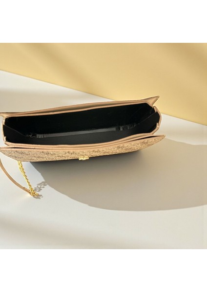 Örgü Detaylı Şık Görünümlü Kadın El Omuz Çanta modelleri