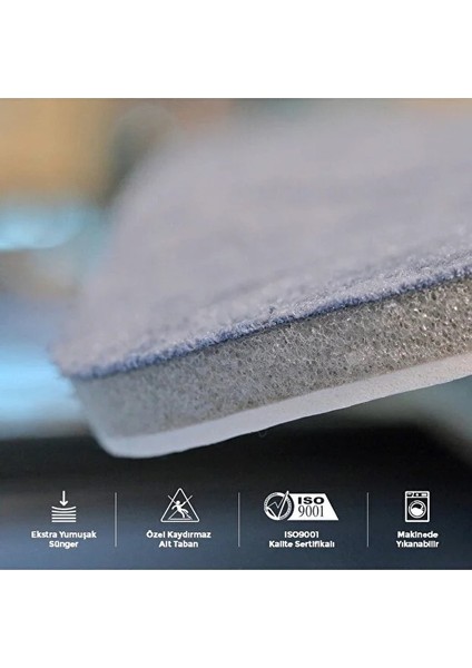 Ekstra Yumuşak Süngerli Diz Ağrıtmayan Ortopedik Kapitone Seccade Özel Kaydırmaz Taban 70X120 Ebat modelleri
