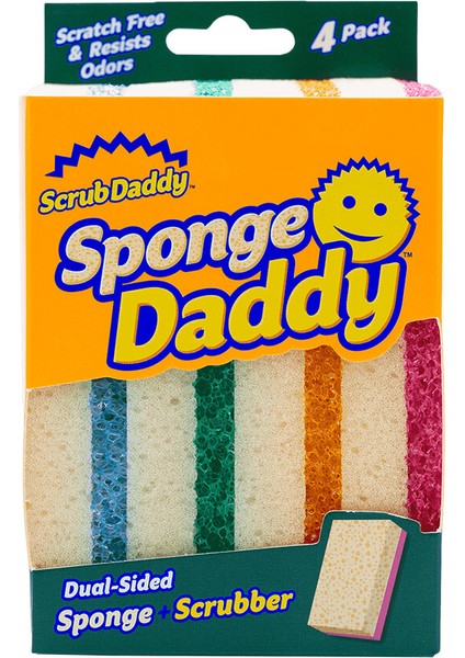 4 Adet Sponge Daddy Bulaşık Süngeri 4'lü Paket fiyatları
