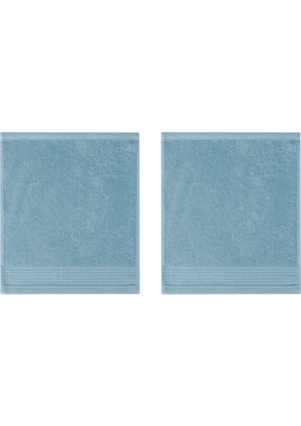 Vionel 2'li Havlu Seti - Mavi - 30X30 cm fiyatları