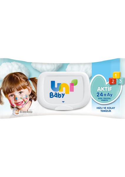 Aktif Islak Mendil 72'li 2 Adet