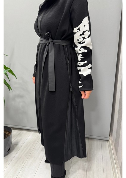 Çelik Örme Fermuarlı Triko Kap Siyah MISS262 indirimleri