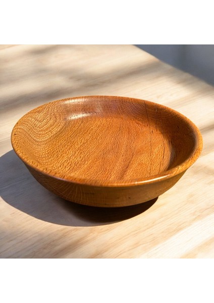 🌳 El Yapımı Meşe Ağacından Ahşap Tabak