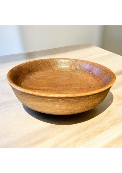 🌳 El Yapımı Meşe Ağacından Ahşap Tabak indirimleri