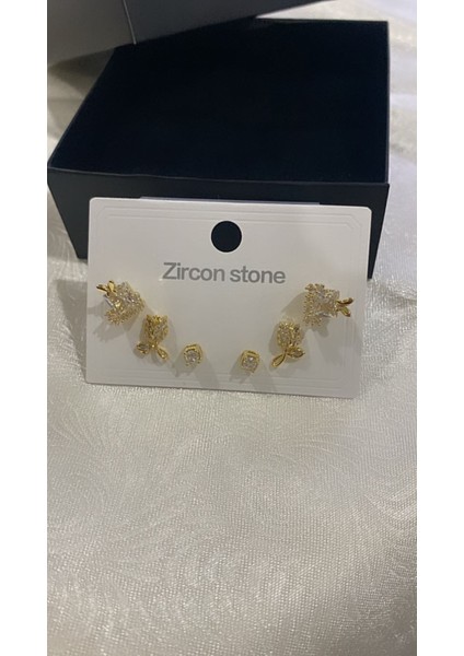 Çelik Altın Kaplama Çoklu Küpe fiyatları