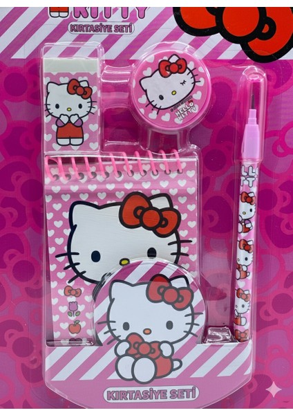 Hello Kitty Kırtasiye Seti 4'lü
