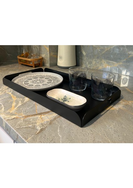 Modern 3’lü Metal Tepsi Seti – Şık Sunum ve Servis Tepsileri,dayanıklı Tasarım indirimleri