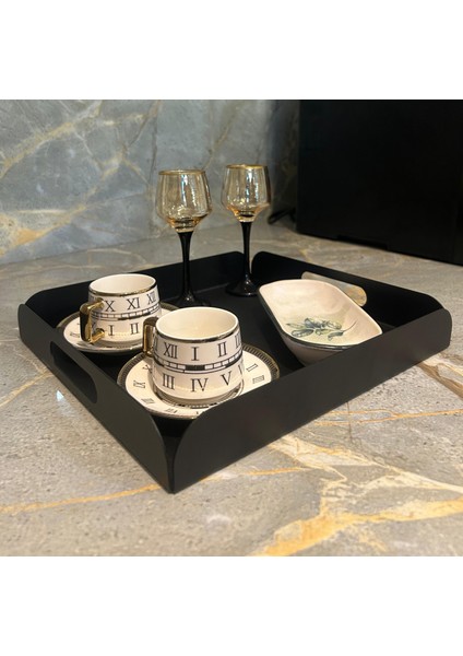 Modern 3’lü Metal Tepsi Seti – Şık Sunum ve Servis Tepsileri,dayanıklı Tasarım