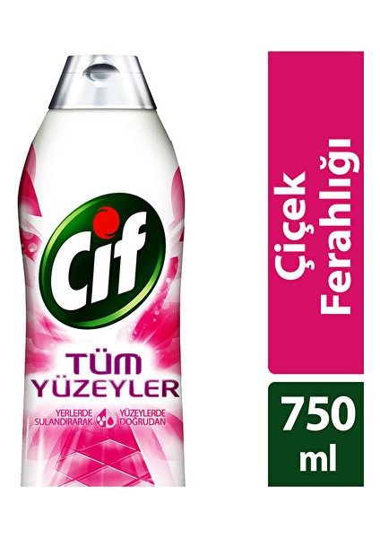 2 Adet Cif Tüm Yüzeyler 750 ml Çiçek Ferahlığı
