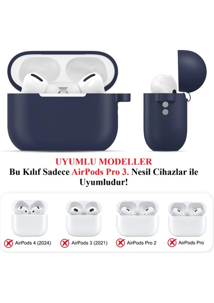 Airpods Pro 3. Nesil Uyumlu Sevimli Beyaz Oyun Konsolu Figürlü Darbe Önleyici Kulaklık Koruma Kılıfı