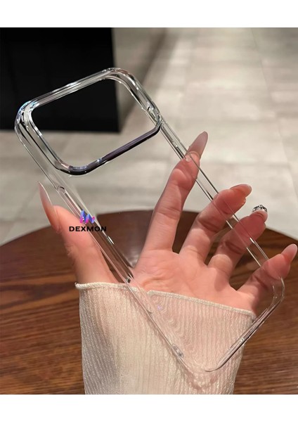 iPhone 17 Pro Uyumlu Kılıf Sararmaz Sert Şeffaf Pc Ultra Ince Kamera Koruma Çıkıntılı