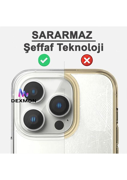 iPhone 17 Pro Uyumlu Kılıf Sararmaz Sert Şeffaf Pc Ultra Ince Kamera Koruma Çıkıntılı fırsatları