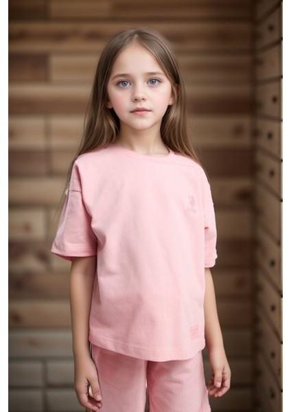 Kız Çocuk Giyim %100 Pamuklu T-Shirt & Şort Ikili Set US01.LL.01.P4.O017 fiyatları