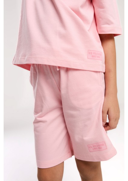 Kız Çocuk Giyim %100 Pamuklu T-Shirt & Şort Ikili Set US01.LL.01.P4.O017 fırsatları