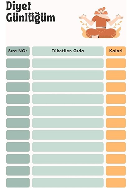 Haftalık Diyet Planı Yaz-Sil (Silinebilir Kalem Hediye) indirimleri