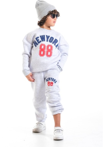 3 Ip Şardonlu Garson Boy Oversize Jagger Paça Kışlık Erkek Çocuk Alt Üst Takım modelleri