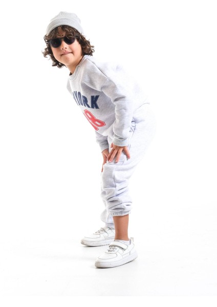 3 Ip Şardonlu Garson Boy Oversize Jagger Paça Kışlık Erkek Çocuk Alt Üst Takım fırsatları