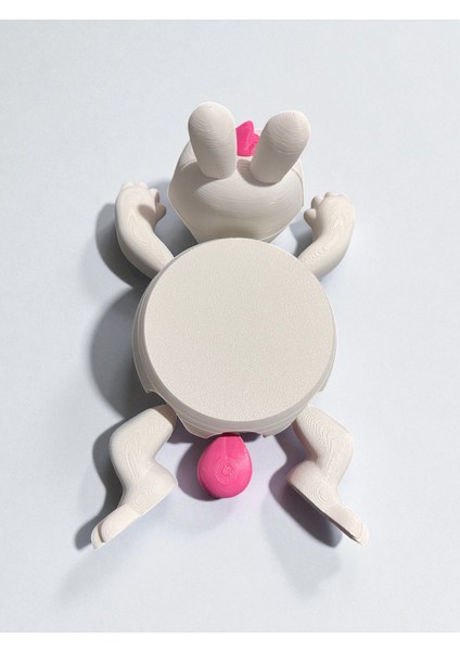 Sevimli Tavşan Bardak Altlığı – Hareketli ve Eğlenceli Kupa Altlığı