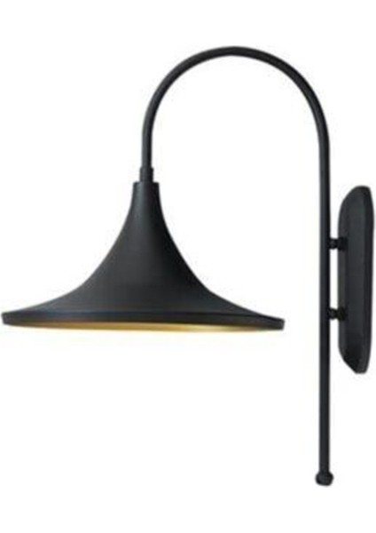 Akdeniz Siyah Aplik Lamba