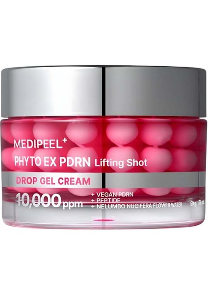 Medıpeel Phyto Ex Pdrn Lifting Shot Drop Gel Cream 50 ml Peptitler, Pdrn ve Mikro Iğneler Içeren Kapsüllü Krem
