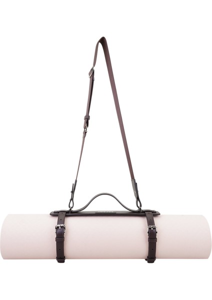 Bandha Kahve Deri Yoga Matı Askısı