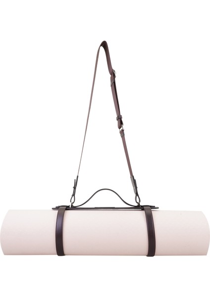 Bandha Kahve Deri Yoga Matı Askısı modelleri